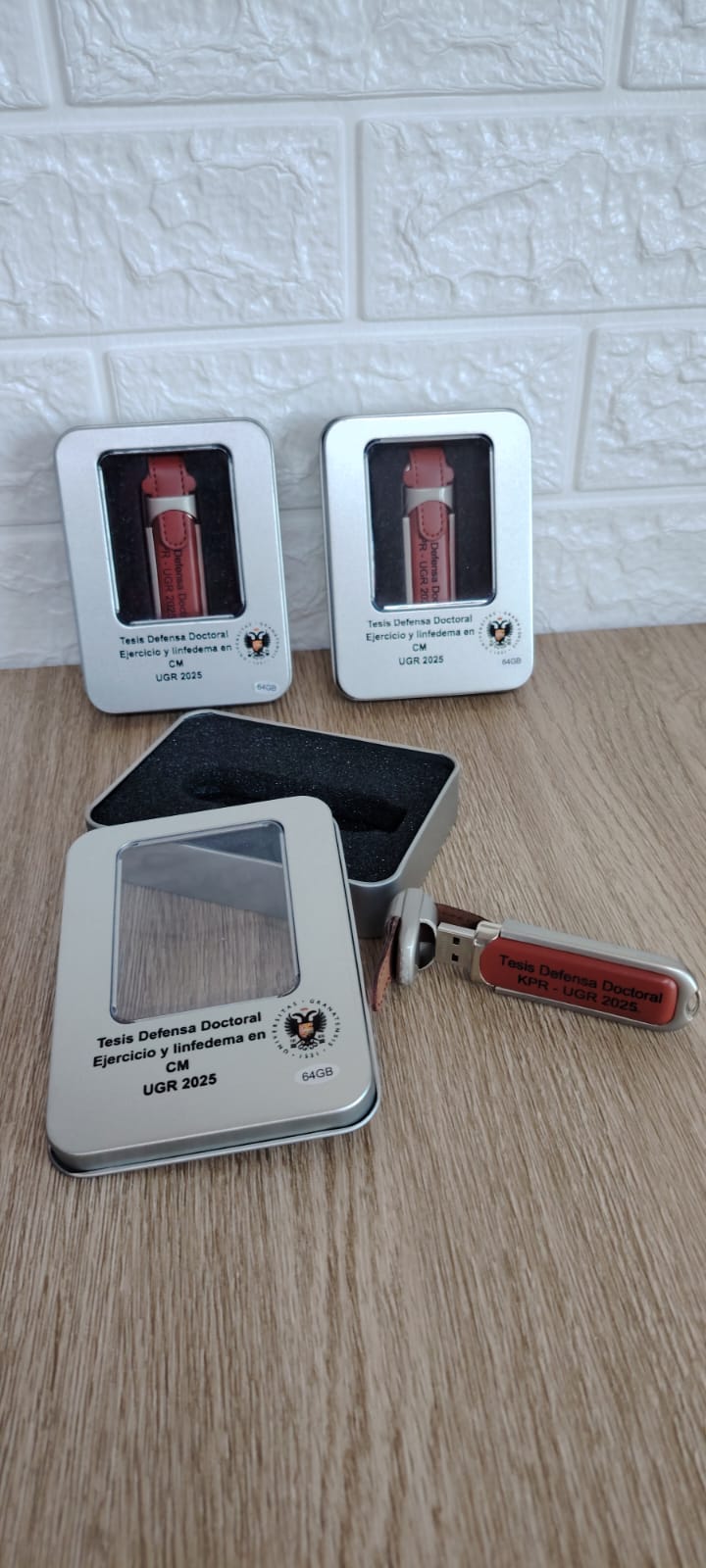 USB Pendrive 64GB de Cuero PERSONALIZADO