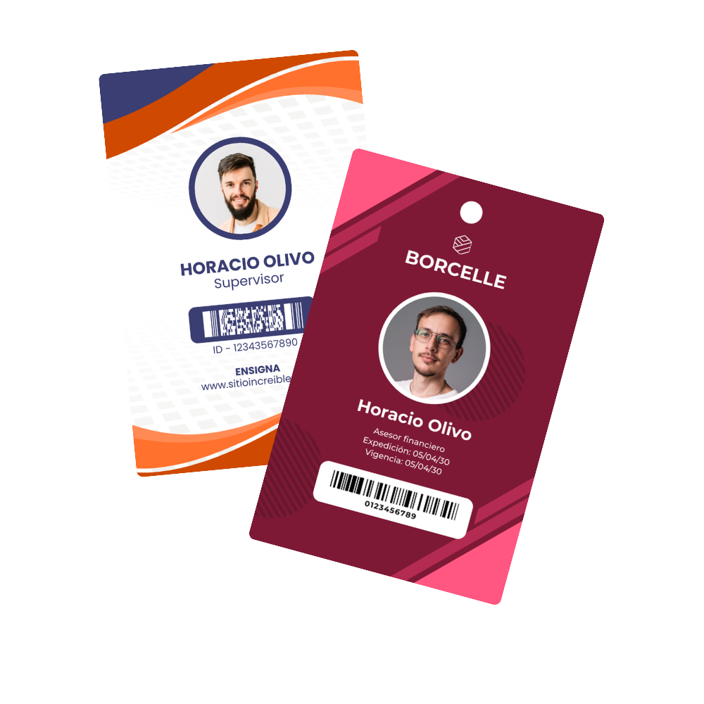 CREDENCIAL DE PVC PERSONALIZADA