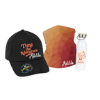 Pack Mamá Trekking: Bandana + Gorro UV + Botella