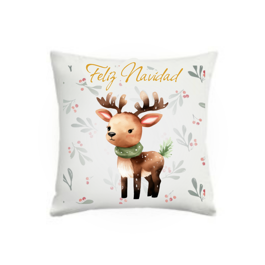 Cojines Navideños 40x40 cm con Relleno y Funda Lavable
