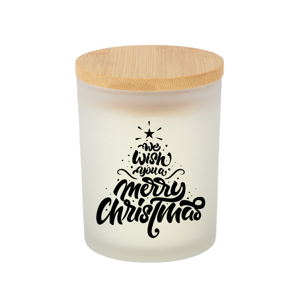 VELA AROMÁTICA CON TAPA DE BAMBOO PERSONALIZADA