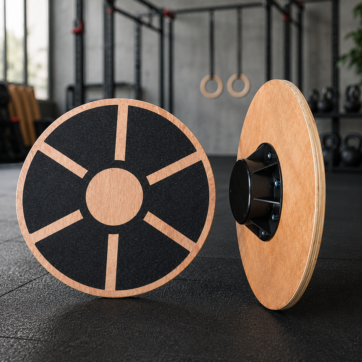 Mockup de Disco De Balance y Equilibrio