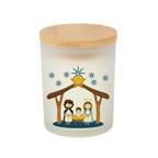 VELA AROMÁTICA CON TAPA DE BAMBOO PERSONALIZADA