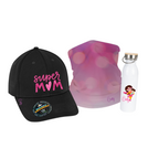 Pack Mamá Trekking: Bandana + Gorro UV + Botella