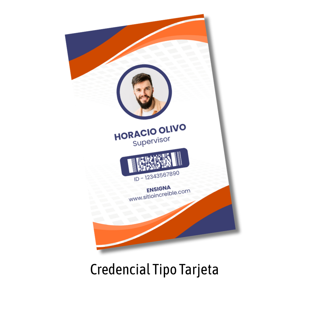 CREDENCIAL DE PVC PERSONALIZADA