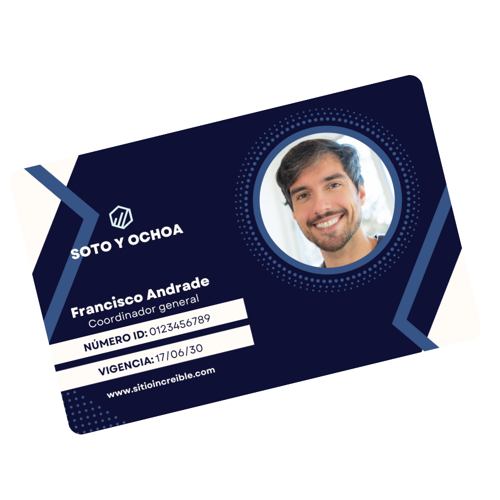 CREDENCIAL DE PVC PERSONALIZADA