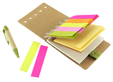 MEMO SET ECOLÓGICO CON BOLÍGRAFO