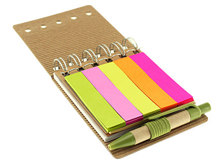 MEMO SET ECOLÓGICO CON BOLÍGRAFO