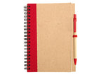 PACK CUADERNO ECOLOGICO , MUG Y BOLSA DE TNT