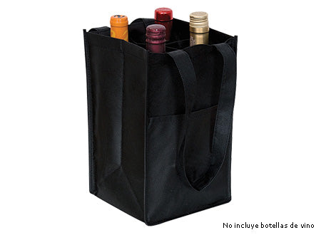 PORTA-BOTELLAS DE VINO DE TNT 18.5X29.5X18CM