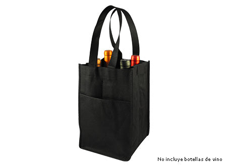PORTA-BOTELLAS DE VINO DE TNT 18.5X29.5X18CM
