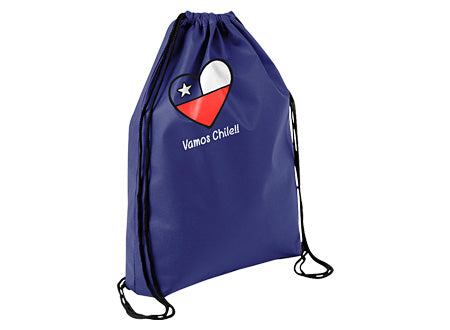 Morral TNT “Vamos Chile” 34×44 cm – Mochila Liviana para Fiestas Patrias y Eventos