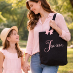 Pack Vaso más Bolsa de Algodón Negra