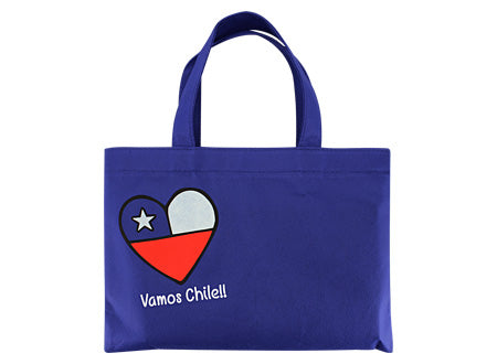 Bolsa TNT “Vamos Chile” 29×21,5 cm – Reutilizable para Fiestas Patrias y Souvenirs