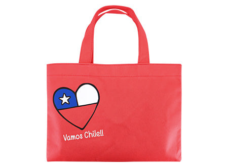 Bolsa TNT “Vamos Chile” 29×21,5 cm – Reutilizable para Fiestas Patrias y Souvenirs