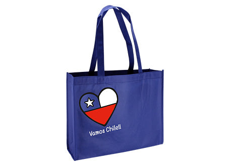 Bolsa TNT “Vamos Chile” 40×30 cm – Reutilizable para Fiestas Patrias y Eventos