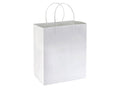 BOLSA DE PAPEL KRAFT BLANCA 30X22X10