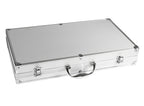 Set Parrilla Deluxe BBQ Metálico 24 Piezas – Acero Inoxidable con Estuche