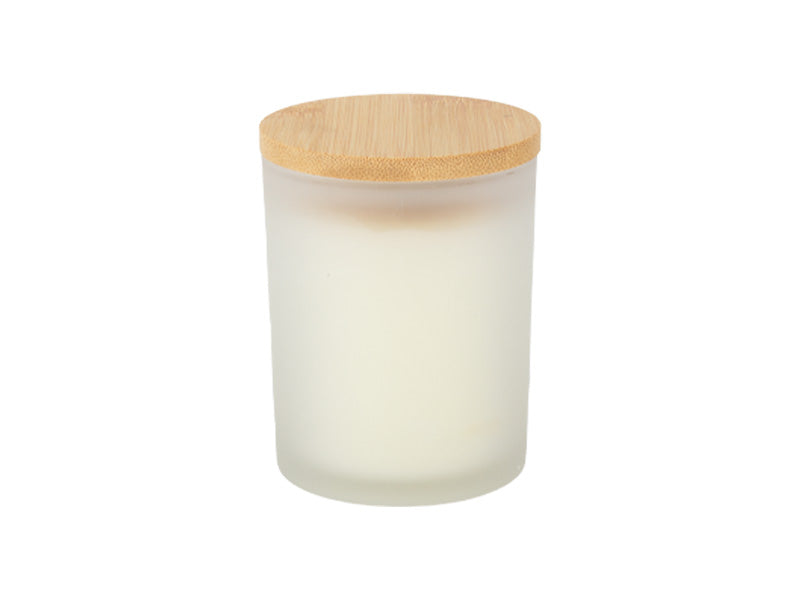 VELA AROMÁTICA CON TAPA DE BAMBOO PERSONALIZADA
