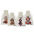 Saquito de tela personalizado para dulces Halloween