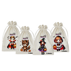Saquito de tela personalizado para dulces Halloween