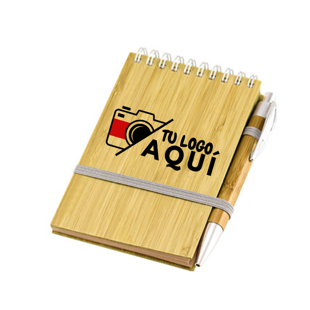 Libreta de Bamboo con Lápiz