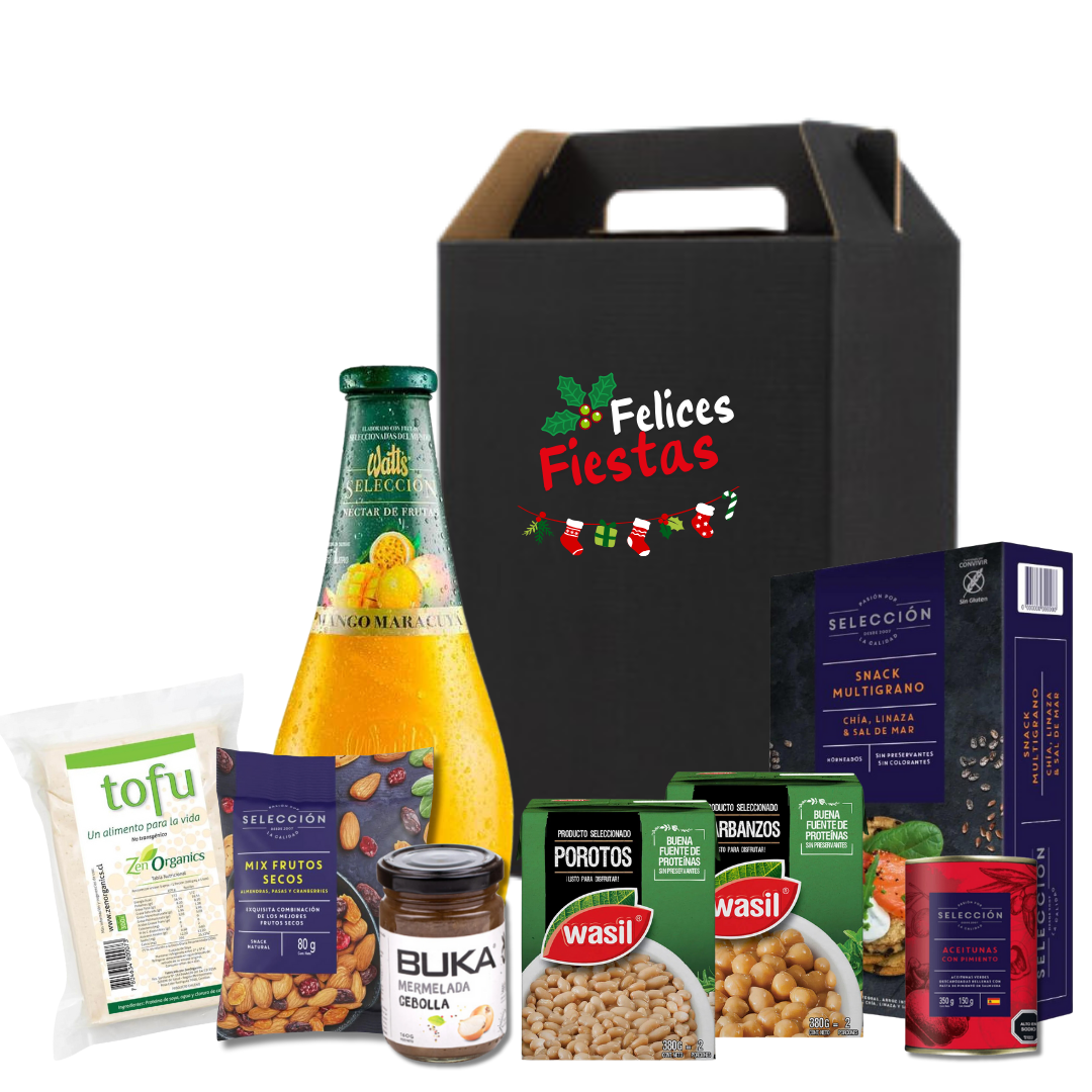 Caja Gourmet NAVIDEÑA "RODOLFO EL RENO VEGANO" - Blanco / NO