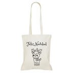 BOLSA NAVIDEÑA PARA PINTAR O BORDAR