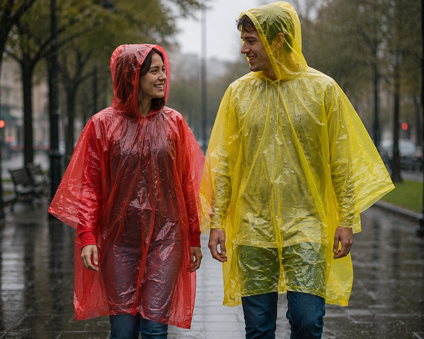 Capa de Agua Poncho para lluvia