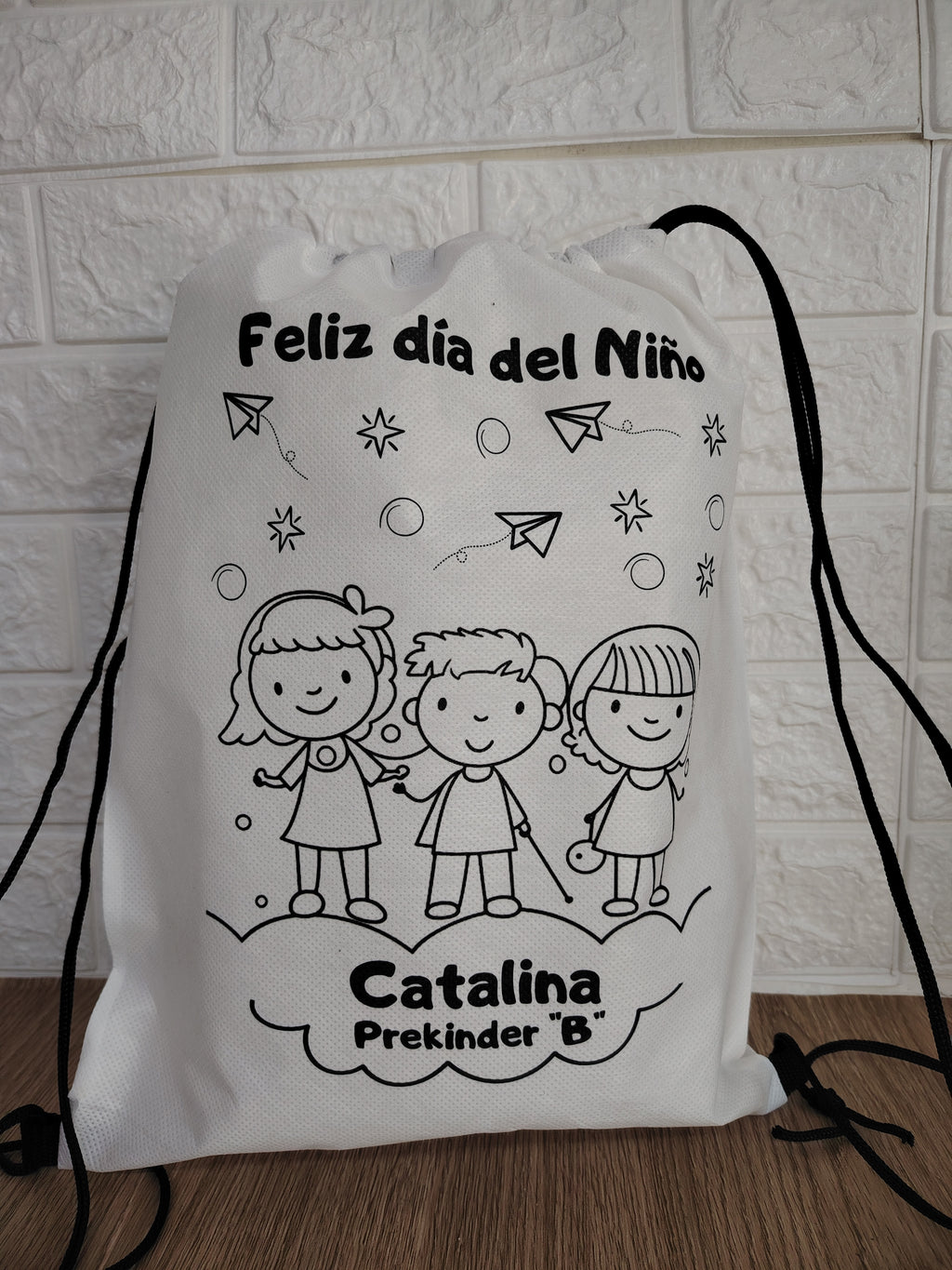 Mochila TNT Pintable  Personalizable