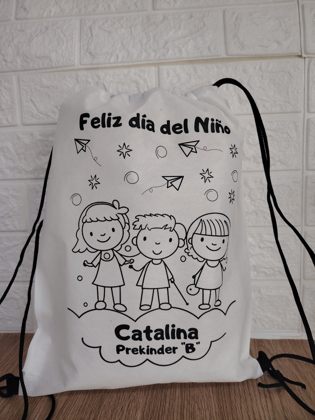 Mochila TNT Pintable  Personalizable