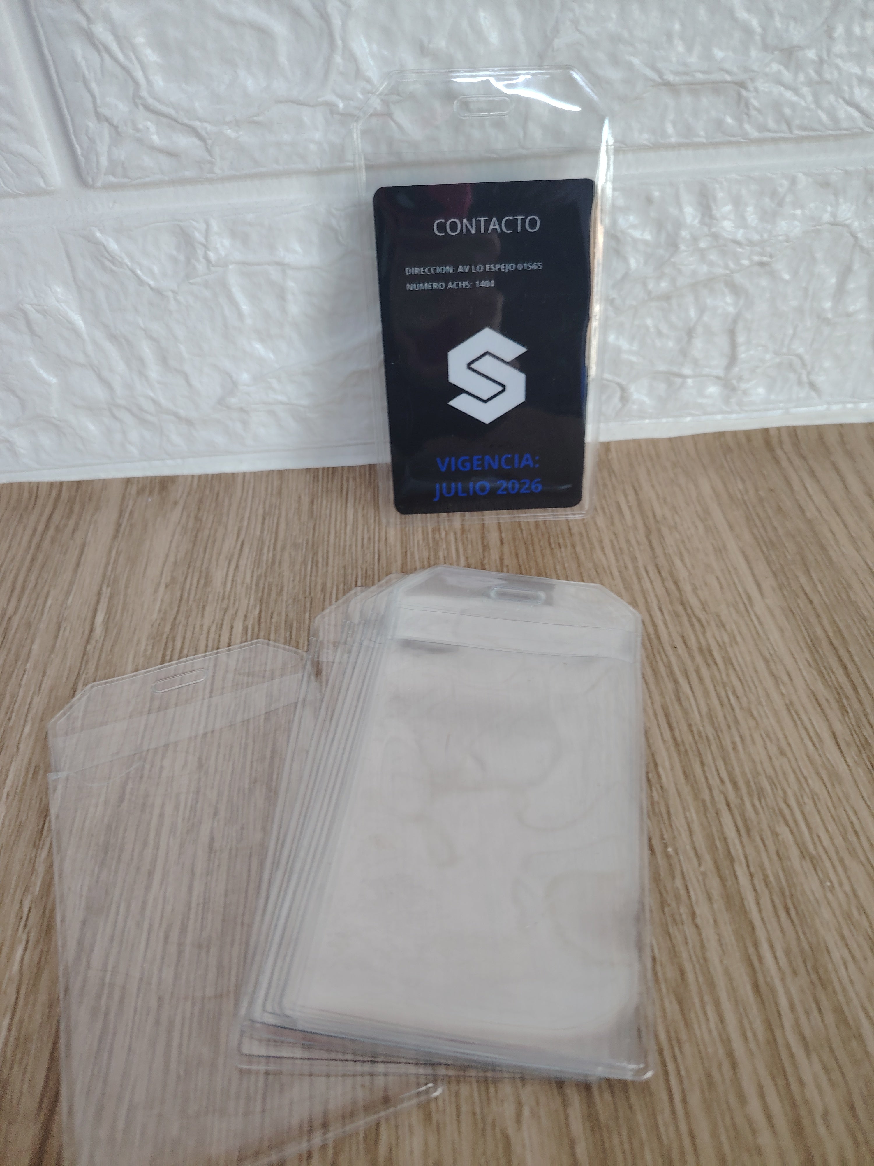 Porta-Credencial PVC Clear