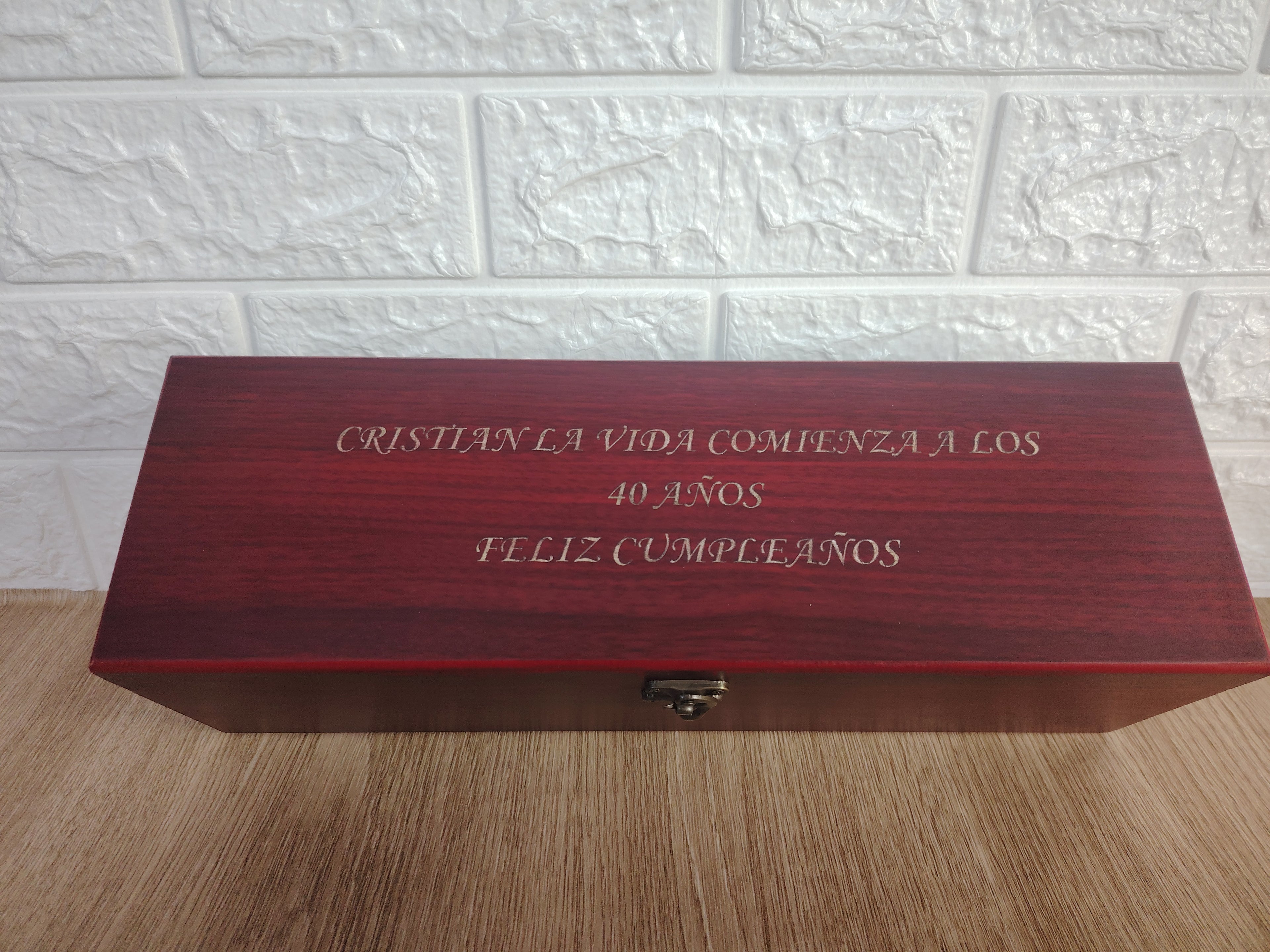 Caja de Madera para Vino