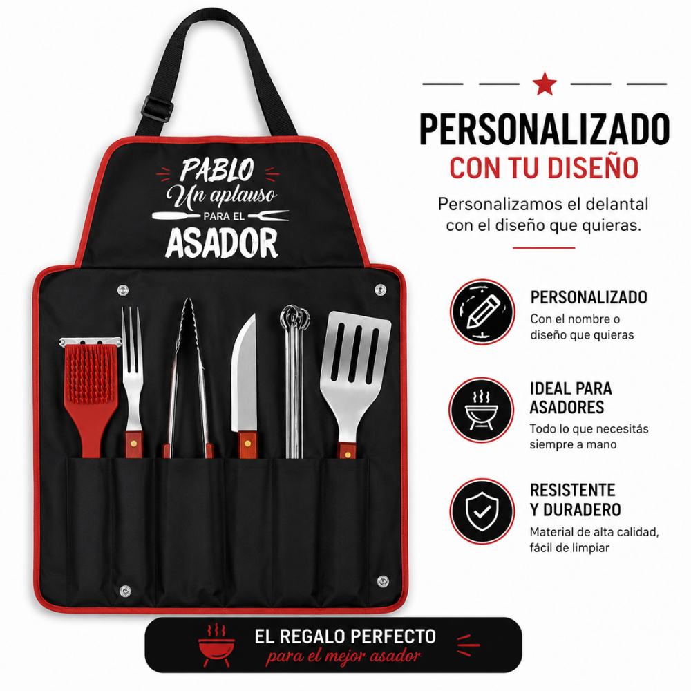 DELANTAL PERSONALIZADO DÍA DEL PADRE