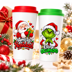 Vaso plástico de navidad