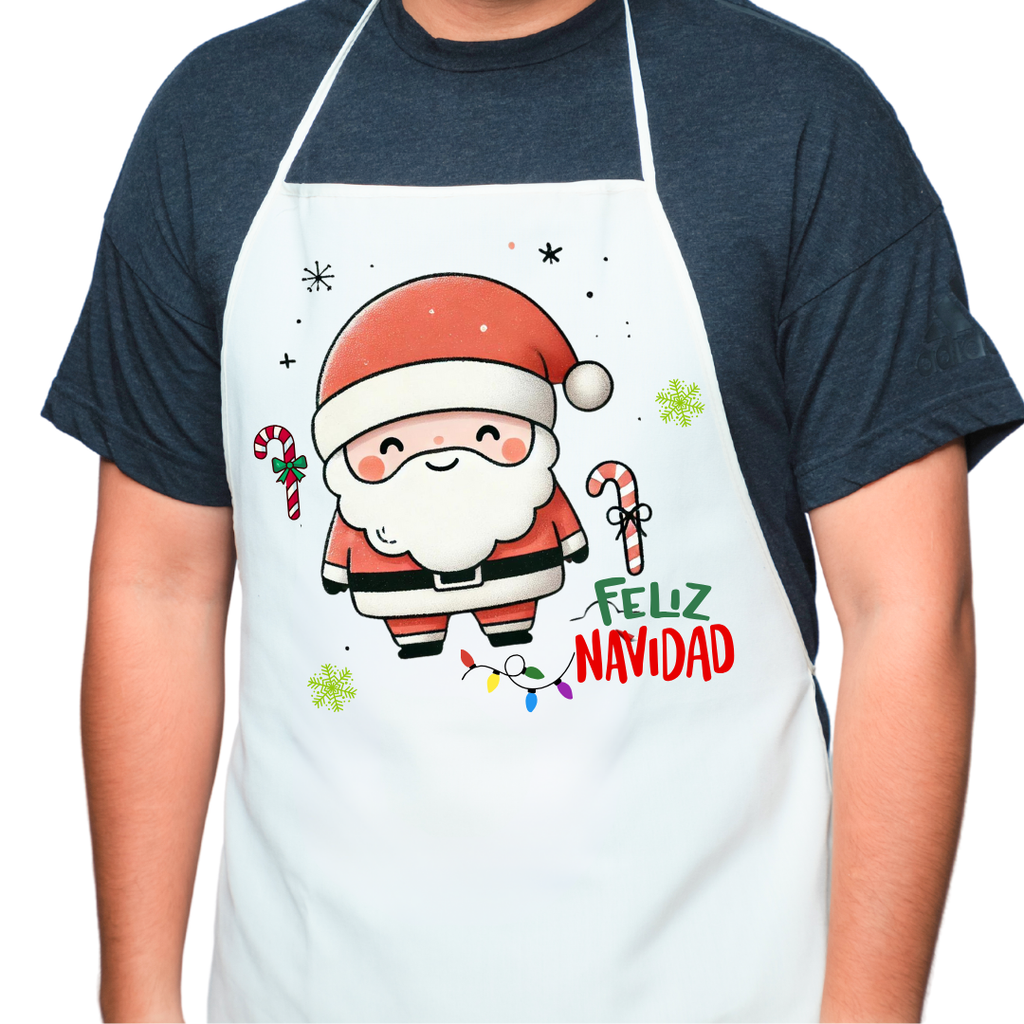 Delantal Navideño de Poliéster