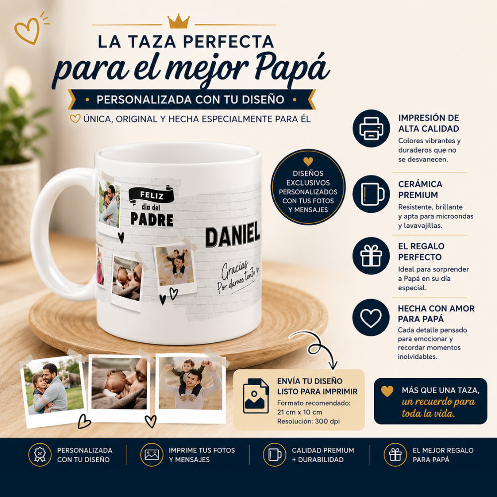 TAZA PERSONALIZADA DÍA DEL PADRE