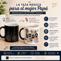 TAZA MÁGICA NEGRA PERSONALIZADA DÍA DEL PADRE