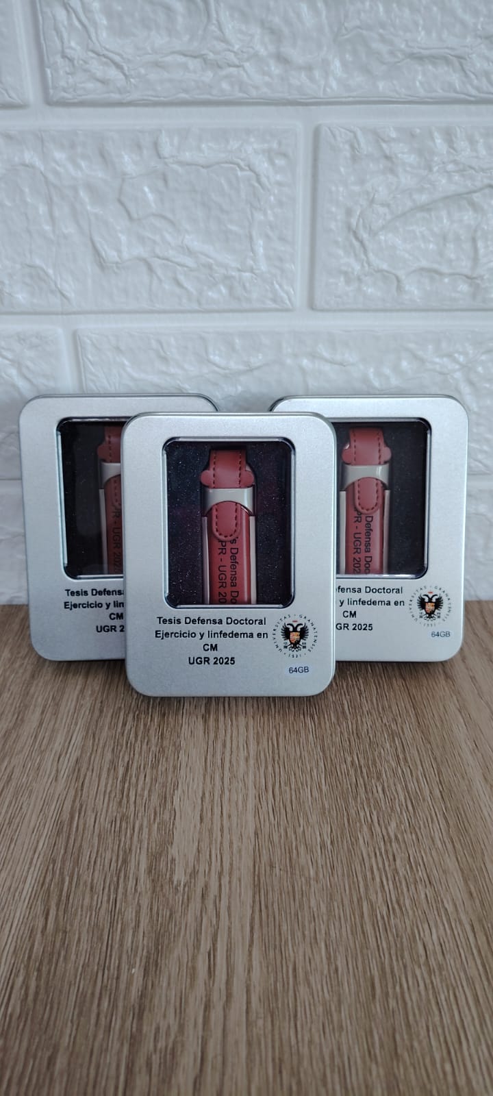 USB Pendrive 64GB de Cuero PERSONALIZADO