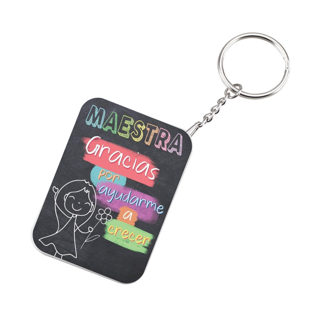 Llavero de acrílico personalizado Día del Profesor