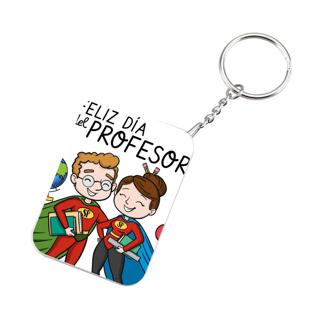 Llavero de acrílico personalizado Día del Profesor