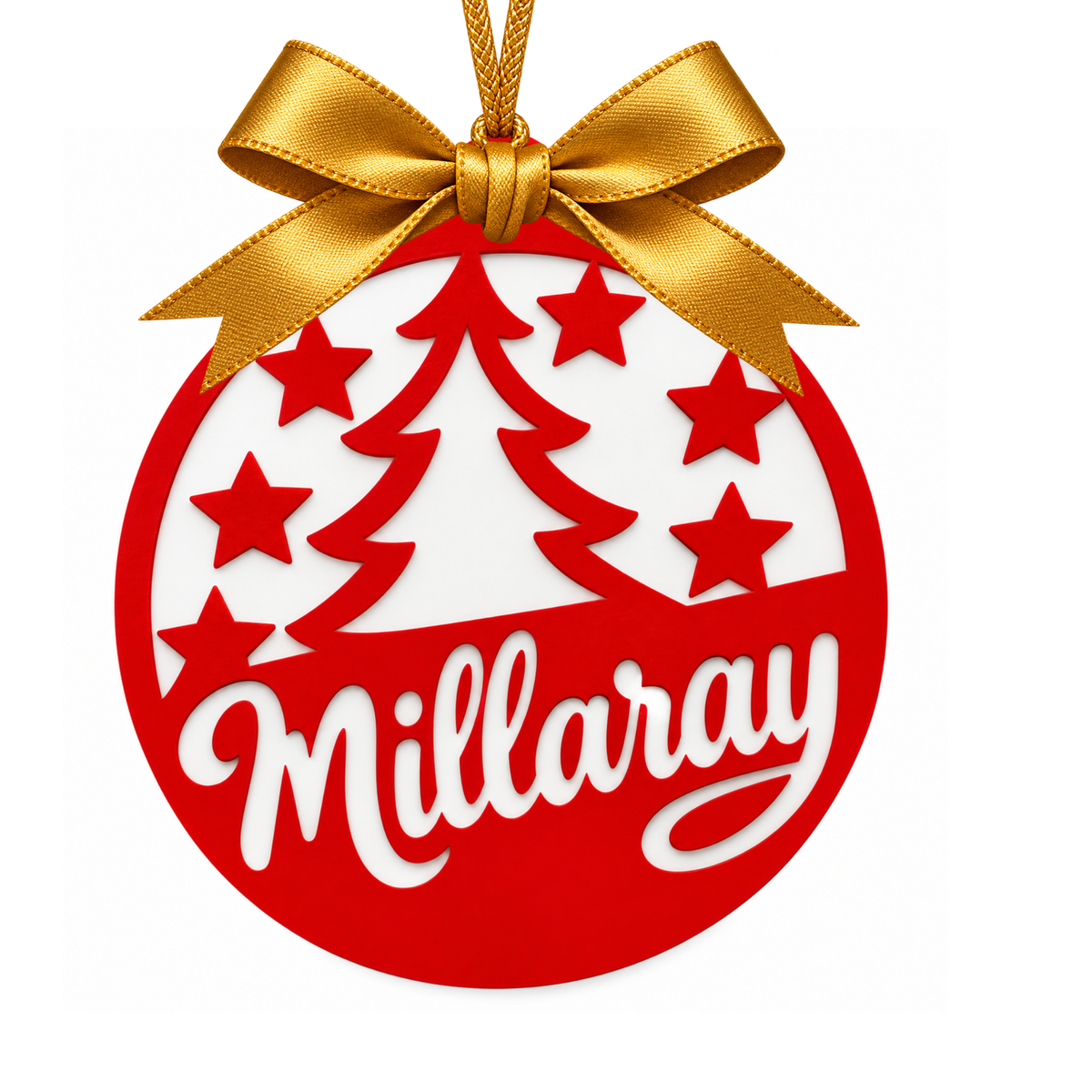 Esfera de Navidad Personalizada con Nombre