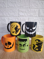 TAZA DE CERAMICA DISEÑO HALLOWEEN