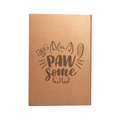 Cuaderno encobrizado de PU eco-cuero