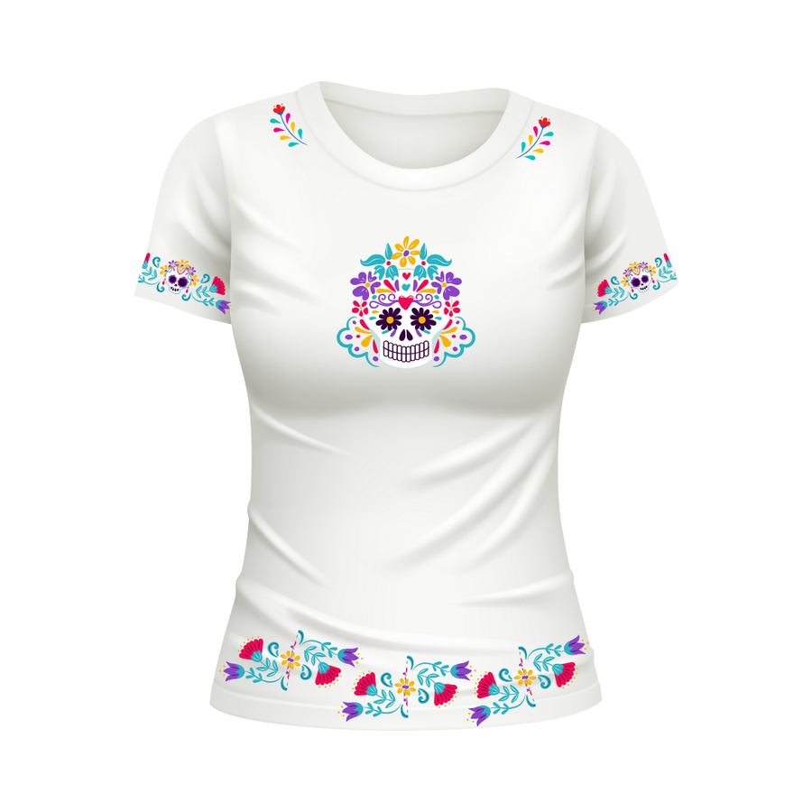 Polera Catrina Día De Los Muertos