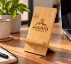 Base Soporte Bamboo para Tablet y Celular
