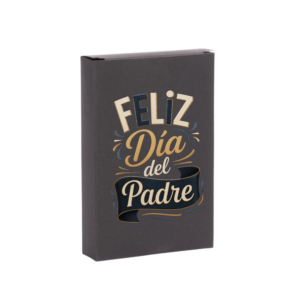 PETACA PERSONALIZADA + VASITOS DÍA DEL PADRE