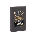 PETACA PERSONALIZADA + VASITOS DÍA DEL PADRE