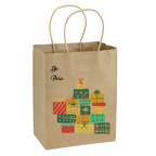 PACK 12 BOLSAS DE PAPEL PARA REGALOS DE NAVIDAD