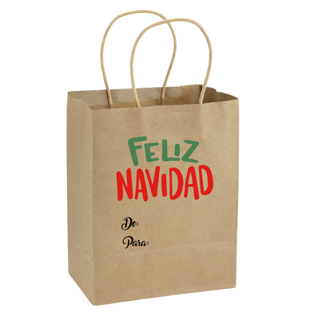 PACK 12 BOLSAS DE PAPEL PARA REGALOS DE NAVIDAD